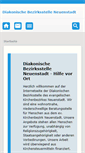 Mobile Screenshot of diakonie-neuenstadt.de